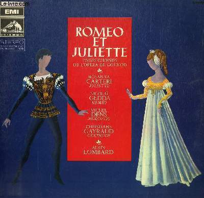 DISQUE VINYLE 33T ROMEO ET JULIETTE.