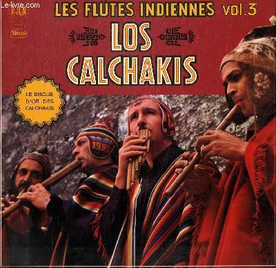 DISQUE VINYLE 33T LES FLUTES INDIENNES.