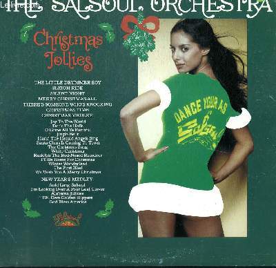 DISQUE VINYLE 33T THE LITTLE DRUMMER BOY, SLEIGH RIDE, SILENT NIGHT, MERRY CHRISTMAS ALL, THERE'S SOMEONE WHO'S KNOCKING, CHRISTMAS TIME, NEW YEARS'S MEDLEY: AULD LANG SALSOUL, I'M LOOKINK OVER A FOUR LEAF CLOVER, ALABAMA JUBILEE,OH DEM GOLDEN SLIPPERS...