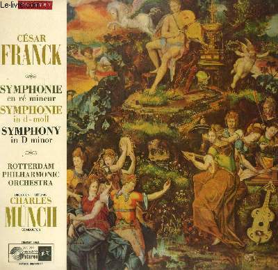 DISQUE VINYLE 33T SYMPHONIE EN RE MINEUR.