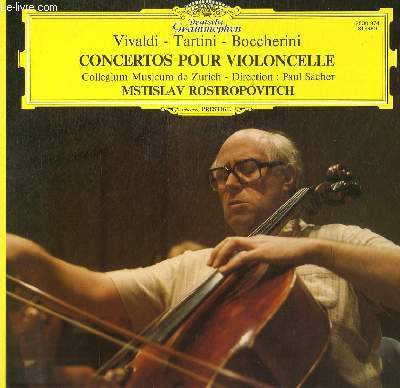 DISQUE VINYLE 33T CONCERTO POUR VIOLONCELLE ET ORCHESTRE A CORDES N2 EN RE MAJEUR, CONCERTO POUR VIOLONCELLE, ORCHESTRE A CORDES ET BASSE CONTINUE EN UT MAJEUR. CONCERTO POUR VIOLONCELLE ET ORCHESTRE A CORDES EN LA MAJEUR....