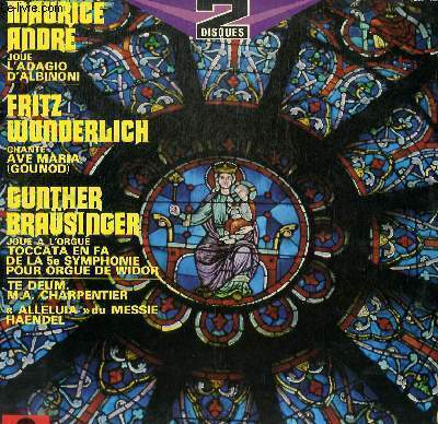 DISQUE VINYLE 33T DISQUE 1: ADAGIO, AVE MARIA, MAGNIFICAT, ADAGIO DE LA SYMPHONIE DU NOUVEAU MONDE, LARGO, PREMIER MOUVEMENT DU CONCERTO POUR DEUX TROMPETTES. DISQUE 2: JESUS QUE MA JOIE DEMEURE, ALLELUIA, MARCHE DU PROPHETE, AU MATIN, AGNUS DEI.....