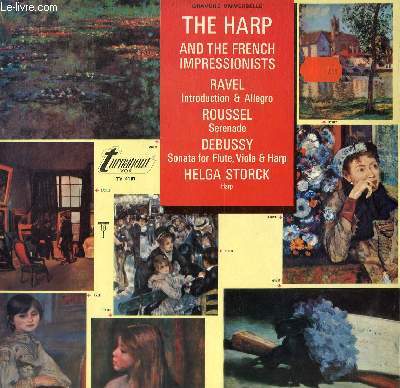 DISQUE VINYLE 33T LA HARPE ET LES IMPRESSIONISTES FRANCAIS.