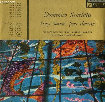 DISQUE VINYLE 33T SEIZE SONATES POUR CLAVECIN.