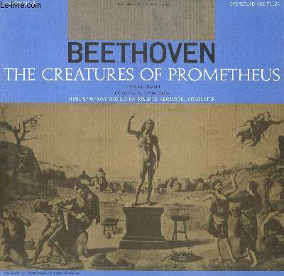 DISQUE VINYLE 33T THE CREATURES OF PROMETHEUS.