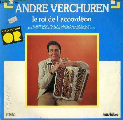 DISQUE VINYLE 33T IL PLEUT SUR LA ROUTE, TRISTESSE, L'ACCORDEONNEU, DEFILE DES MIRLITONS, FESTIVAL D'AUBERVILIERS, LE GROS QUINQUIN, UN P'TIT BRIN DE MUSETTE, RECONCILIATION, LA CORRIDA, EL CAPITAN, LA BAGUE A JULES, L'ACCORDEON AMOUREUX.