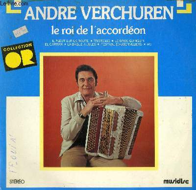 DISQUE VINYLE 33T IL PLEUT SUR LA ROUTE, TRISTESSE, L'ACCORDEONNEU, DEFILE DES MIRLITONS, FESTIVAL D'AUBERVILIERS, LE GROS QUINQUIN, UN P'TIT BRIN DE MUSETTE, RECONCILIATION, LA CORRIDA, EL CAPITAN, LA BAGUE A JULES, L'ACCORDEON AMOUREUX.