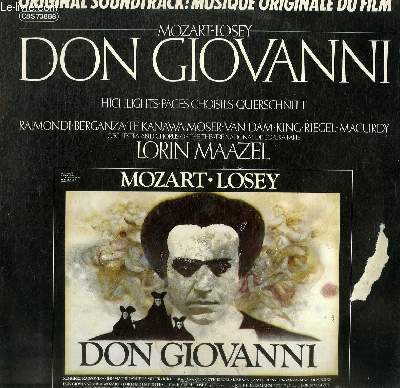 DISQUE VINYLE 33T DON GIOVANNI-HIGHLIGHTS.