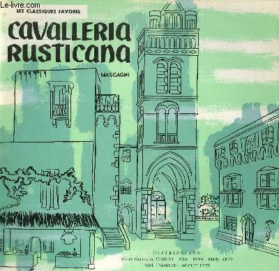 DISQUE VINYLE 33T CAVALLERIA RUSTICANA.