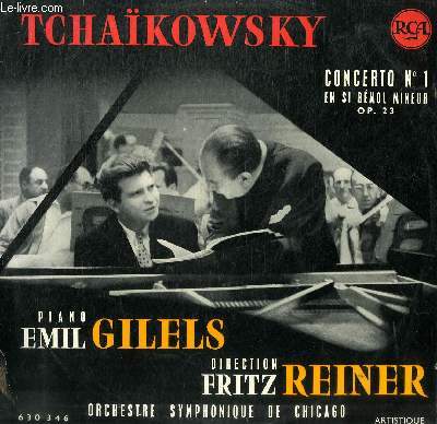 DISQUE VINYLE 33T CONCERTO N1 EN SI BEMOL MINEUR, OP. 23.