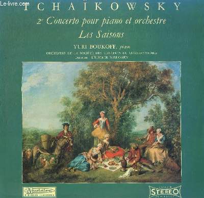 DISQUE VINYLE 33T 2E CONCERTO POUR PIANO ET ORCHESTRE, LES SAISONS.