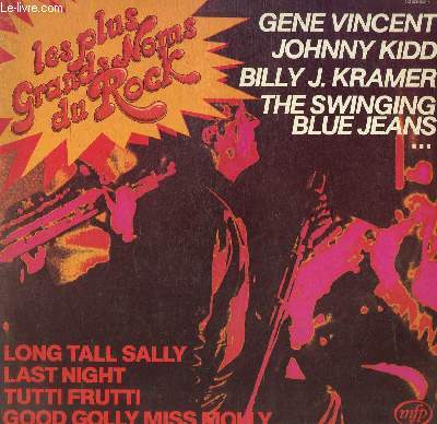 DISQUE VINYLE 33T GOOD GOLLY MISS MOLLY, LONG TALL SALLY, I'LL NEVER GET OVER YOU, RINKY DINK, GREAT BALLS OF FIRE, WHOLE LOTTA SHAKIN' GOIN'ON, SHAKIN'ALL OVER, WHAT'D I SAY, LAS NIGHT, SLIPPIN' AND SLIDIN', TUTTI FRUTTI, SLOW DOWN.