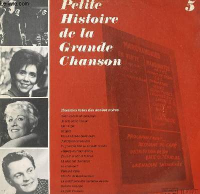 DISQUE VINYLE 33T DANS UN COIN DE MON PAYS, JE SUIS SEULE CE SOIR, MON ANGE, NUAGES, MON AMANT DE SAINT-JEAN, J'AI PLEURE SUR TES PAS, TU POURRAIS ETRE AU BOUT DU MONDE, ATTENDS-MOI MON AMOUR, CA SENT SI BON LA FRANCE-LA CHANSON DU MACON, LE VAGABOND.....