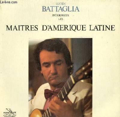 DISQUE VINYLE 33T MAITRES D'AMERIQUE LATINE.