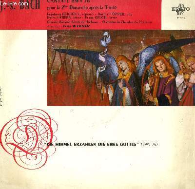 DISQUE VINYLE 33T CANTATE.