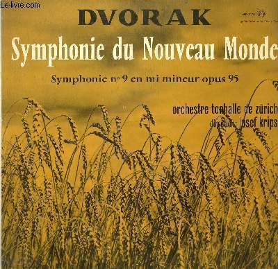 DISQUE VINYLE 33T SYMPHONIE N9 EN MI MINEUR, OPUS 95 