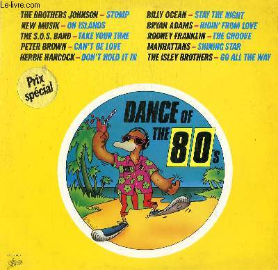 DISQUE VINYLE 33T STOMP, HIDIN' FROM LOVE, TAKE YOUR TIME, DON'T HOLD IT IN, ON ISLANDS, STAY THE NIGHT, GO ALL THE WAY, CAN'T BE LOVE, THE GROOVE, SHINING STAR.