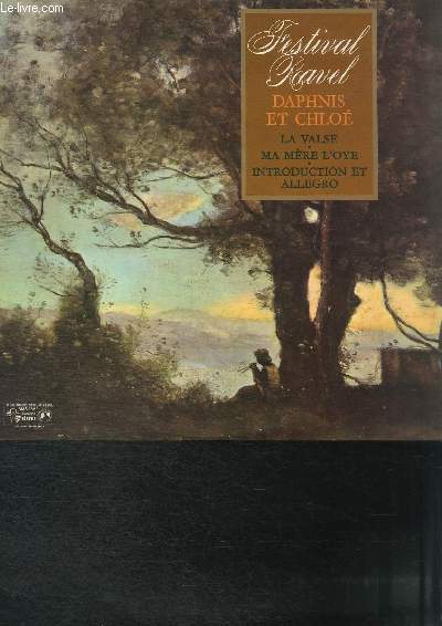 DISQUE VINYLE 33T DAPHNIS ET CHLOE, LA VALSE, MA MERE L'OYE, INTRODUCTION ET ALLEGRO.