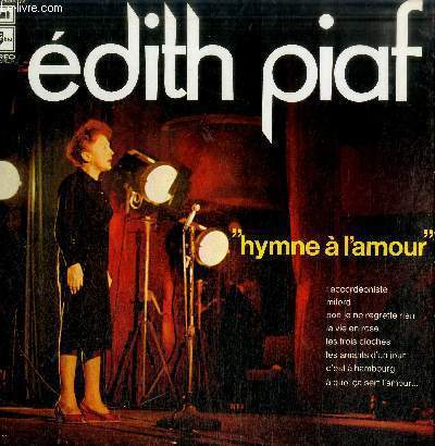 DISQUE VINYLE 33T HYMNE A L'AMOUR-COFFRET 3 DISQUES