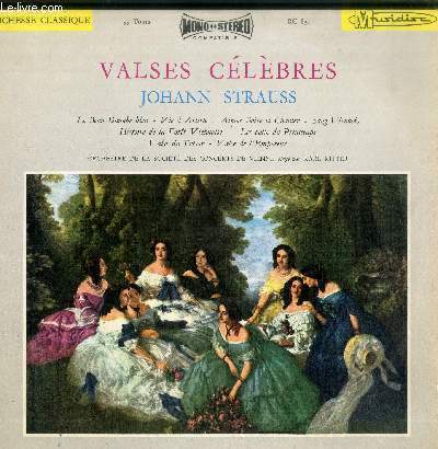 DISQUE VINYLE 33T VALSES CELEBRES