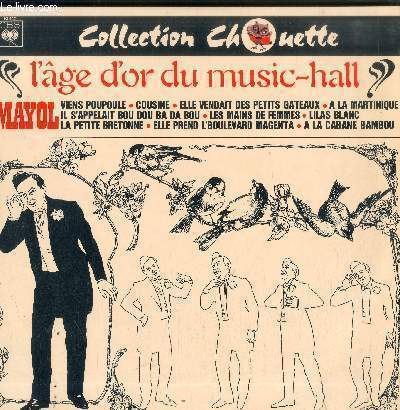 DISQUE VINYLE 33T L'AGE D'OR DU MUSIC-HALL