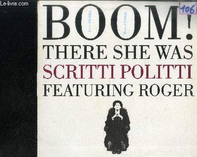 DISQUE VINYLE 33T : BOOM ! THERE SHE WAS - Boom! There she was (sonic property mix), Boom! There she was (DUB)/Philosophy now