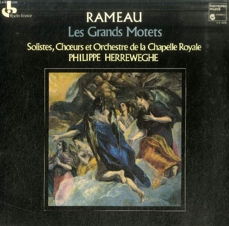 DISQUE VINYLE 33T : LES GRANDS MOTETS - Solistes, Choeurs Et Orchestre De La Chapelle Royale, dir. Philippe Herreweghe. In Convertendo, Quam Dilecta, Laboravi