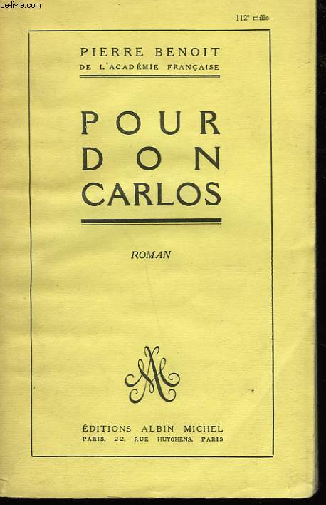 POUR DON CARLOS.