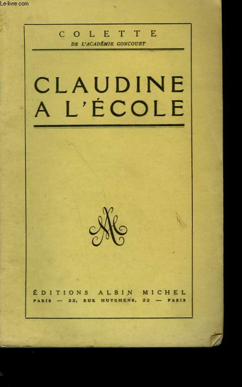 CLAUDINE A L'ECOLE.