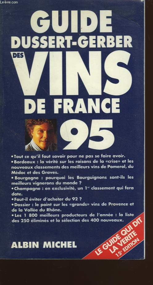 GUIDE DES VINS DE FRANCE 1995.