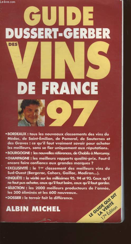 GUIDE DES VINS DE FRANCE 1997.