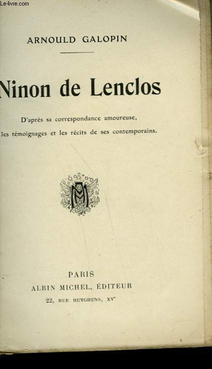 NINON DE LENCLOS.