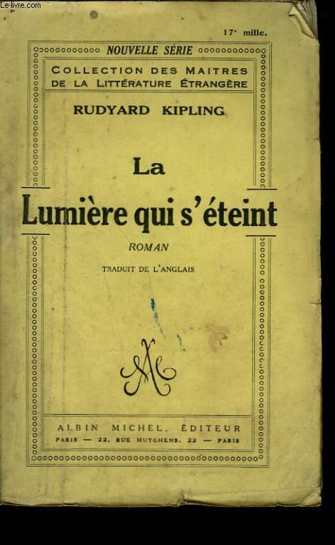 LA LUMIERE QUI S'ETEINT.