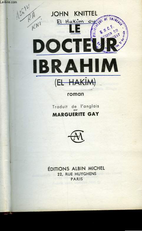 LE DOCTEUR IBRAHIM.