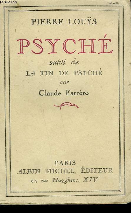 PSYCHE SUIVI DE LA FIN DE PSYCHE.