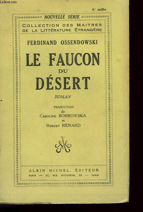 LE FAUCON DU DESERT.