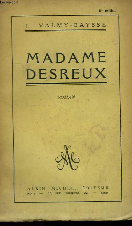 MADAME DESREUX.