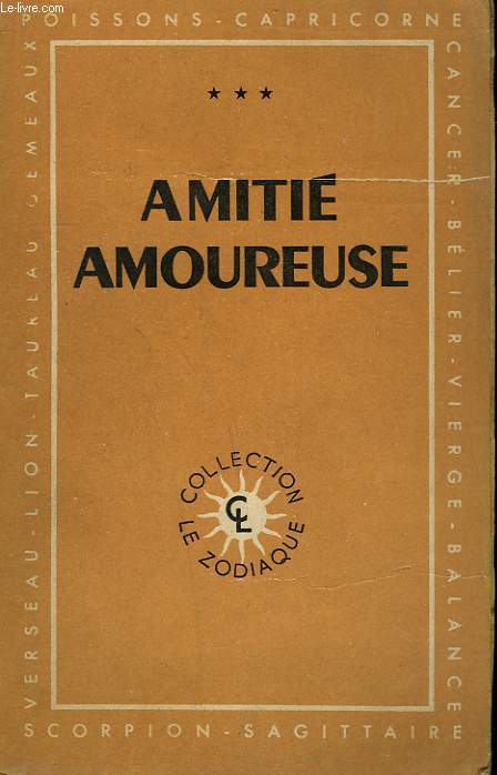 AMITIE AMOUREUSE.