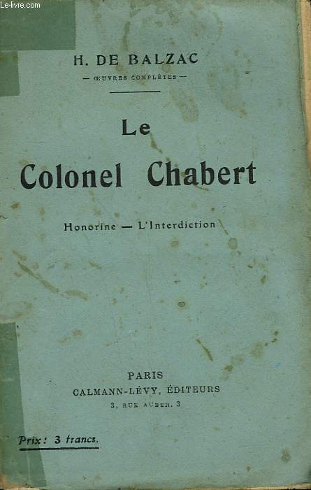 LE COLONEL CHABERT.