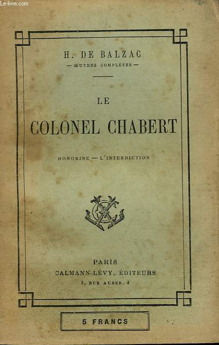 LE COLONEL CHABERT.
