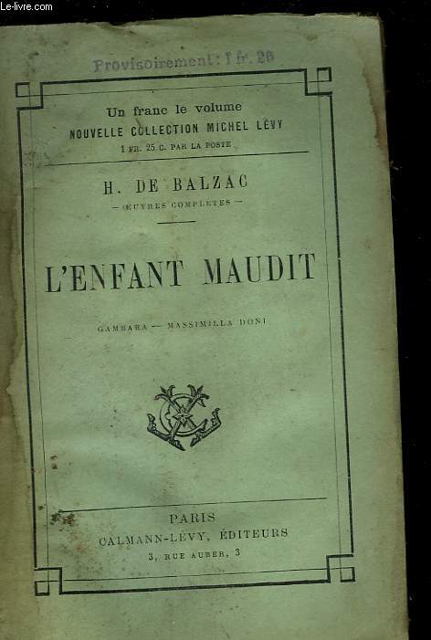 L'ENFANT MAUDIT.