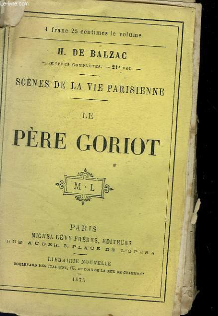 LE PERE GORIOT.