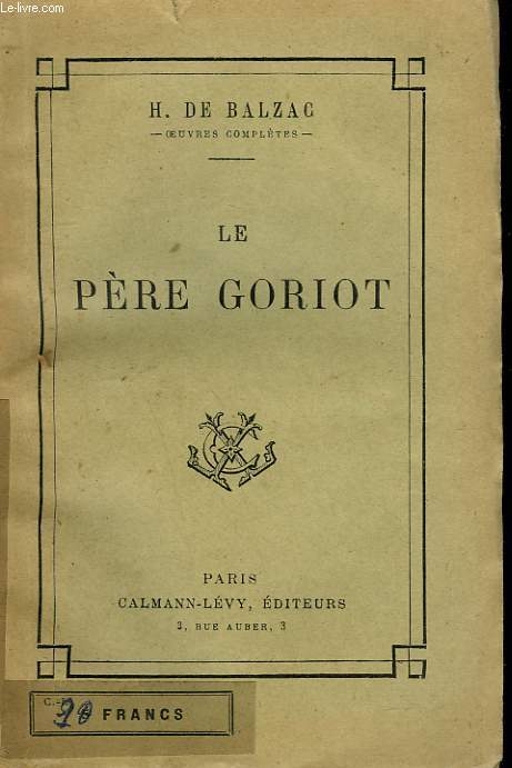 LE PERE GORIOT.