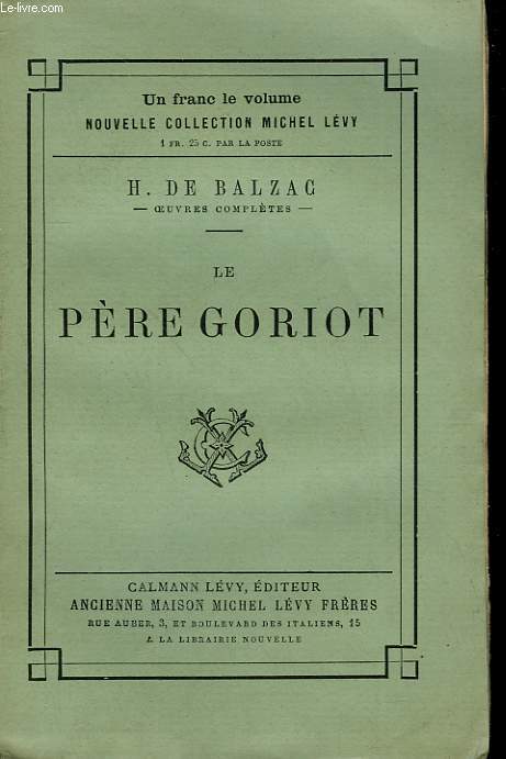 LE PERE GORIOT.