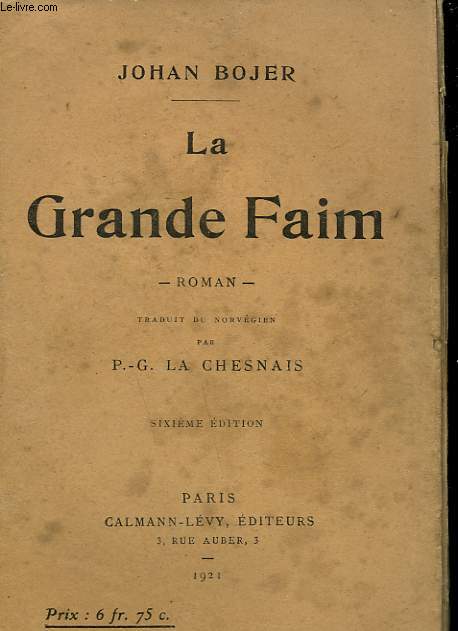 LA GRANDE FAIM.