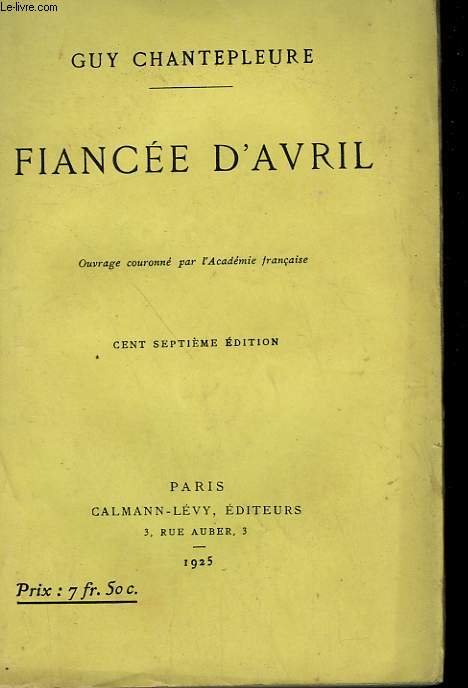 FIANCEE D'AVRIL.