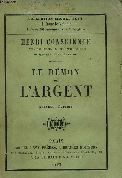 LE DEMON DE L'ARGENT.