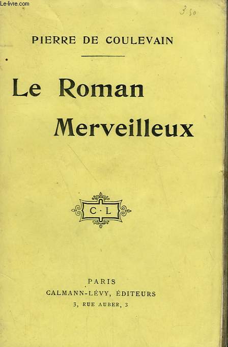 LE ROMAN MERVEILLEUX.