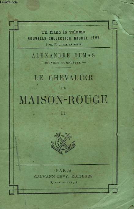 LE CHEVALIER DE MAISON-ROUGE. TOME 2.