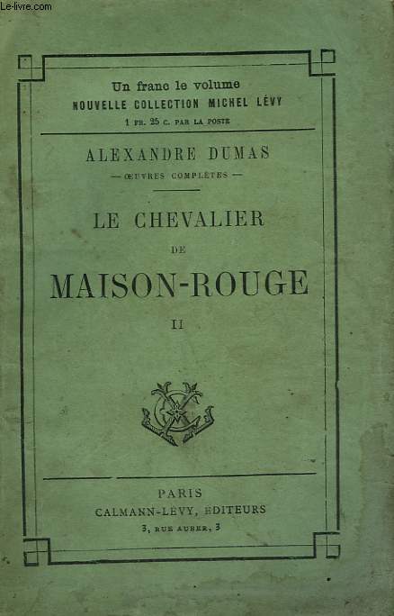 LE CHEVALIER DE MAISON-ROUGE. TOME 2.